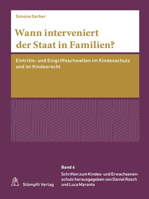 cover image of Wann interveniert der Staat in Familien?